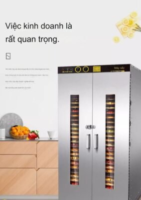 Máy sấy thịt 2 tầng ST- 00 là chiếc máy sử dụng công nghệ làm nóng sâu giúp khử nước và làm khô tạo ra các loại thịt khô bò, thịt trâu sấy, thịt lợn sấy, khô gà ...